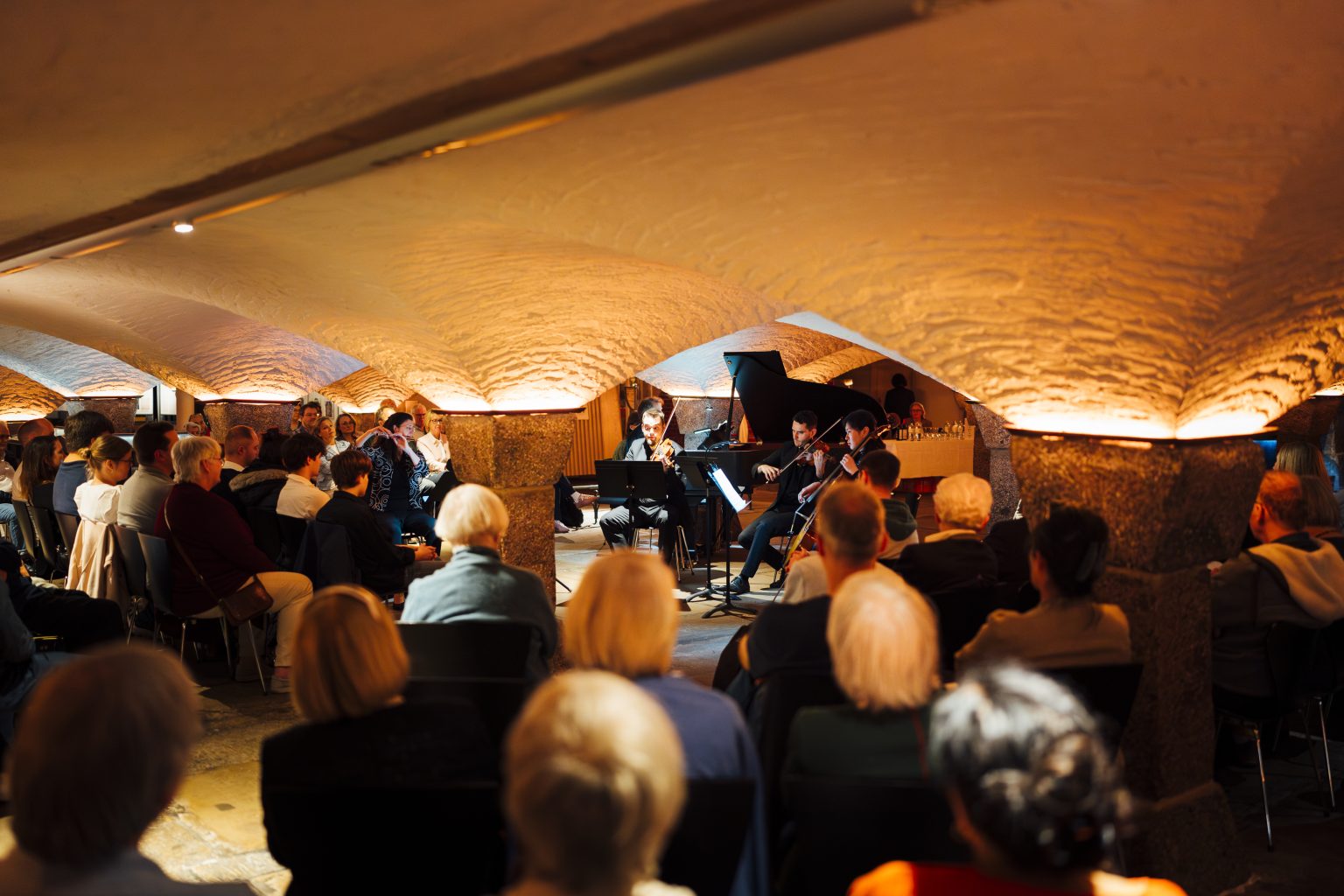 Die Hamburger Camerata spielt in der Michel-Krypta