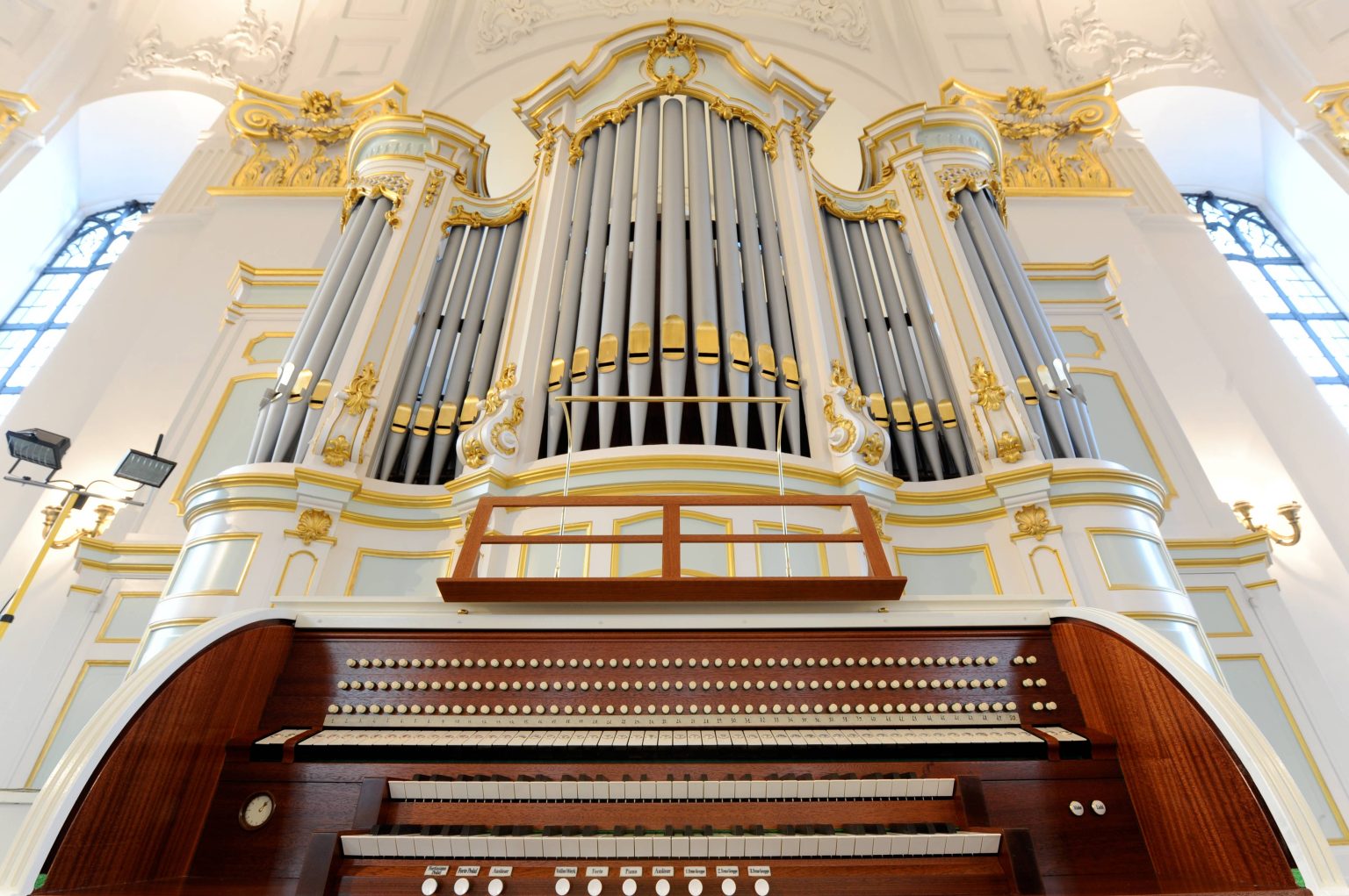 Die Chororgel im Michel